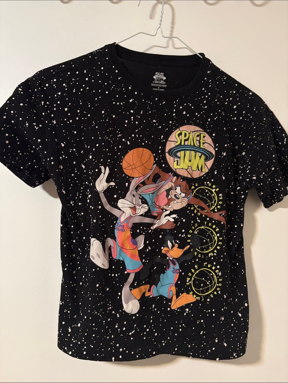 Space Jam Graphic Tee for Kids - Black